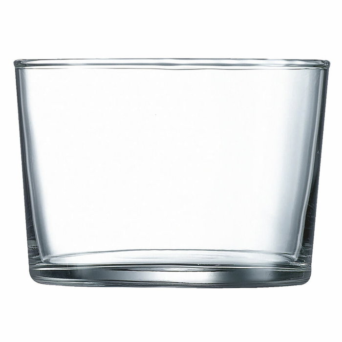 Luminarc Set de 4 Vasos Bajos Chiquito de Vidrio Transparente
