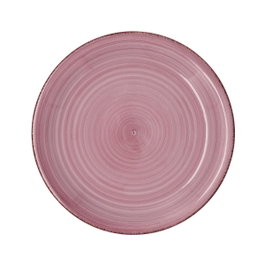 Quid Plato Llano Cerámico Vita Peoni Rosa 27 cm