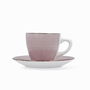 Set de 2 Tazas con Platillo Vita Morning Quid 22 cL