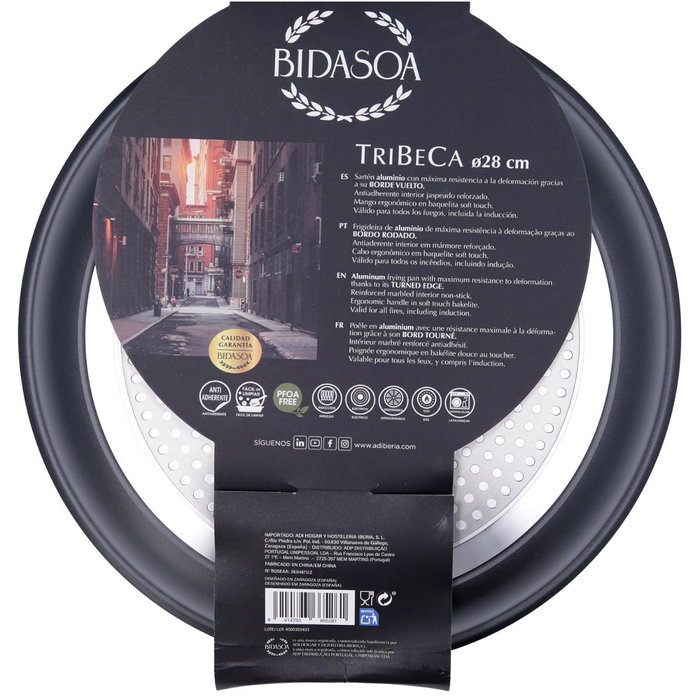 Bidasoa Sartén Tribeca 28 cm Negro