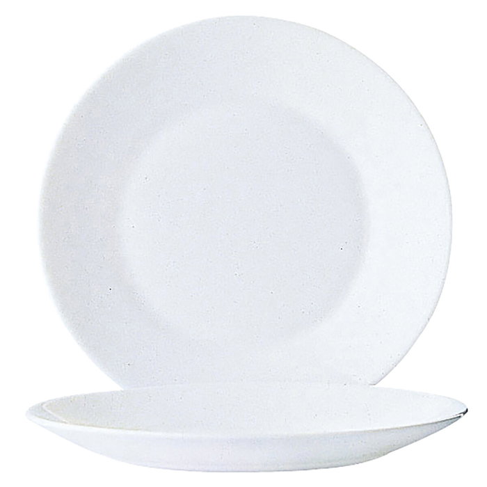 Arcoroc Set de 6 Platos Pan Restaurant de 15,5 cm, Blanco
