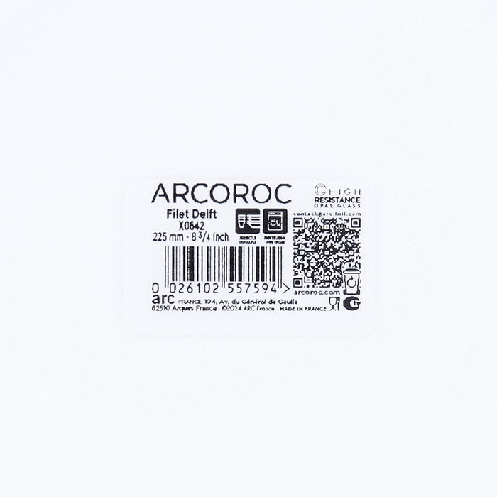 Set de Platos Arcoroc Restaurant Vidrio (ø 22,5 cm) (6 uds) Set de Platos Arcoroc Restaurant Vidrio (ø 22,5 cm) (6 uds)