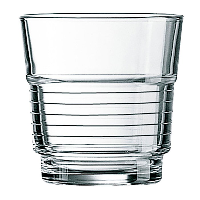Arcoroc Set de 6 Vasos Bajos Spirale de Vidrio, 25 cL
