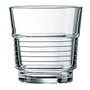 Arcoroc Set de 6 Vasos Bajos Spirale de Vidrio, 25 cL