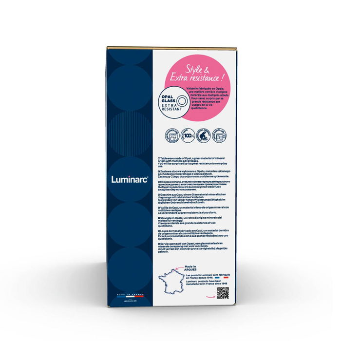 Vajilla Opal Harena Luminarc 18 Piezas - 6 Personas