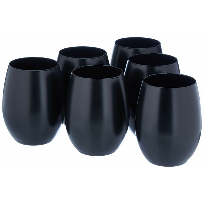 Chef & Sommelier Caja 6 Vasos Altos Krysta Primary Black 36 cL