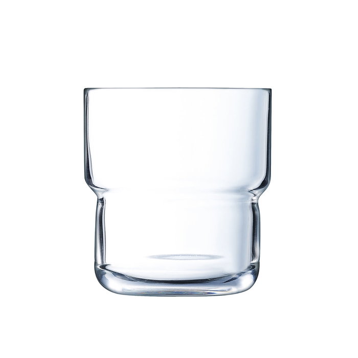 Arcoroc Caja de 6 Vasos Bajos Log de Vidrio, 27 cL
