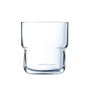 Arcoroc Caja de 6 Vasos Bajos Log de Vidrio, 27 cL