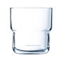 Caja 6 Vasos Bajos Vidrio Log Arcoroc 27 cL
