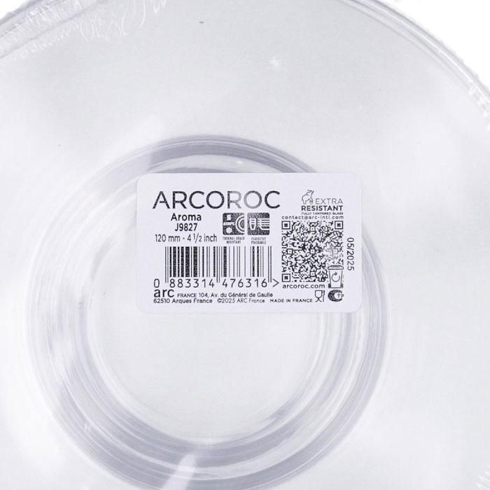 Set 6 Platos Vidrio Aroma Arcoroc 12 cm Set 6 Platos Vidrio Aroma Arcoroc 12 cm