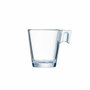 Arcoroc Set de 6 Tazas de Vidrio Aroma Transparente 8 cL