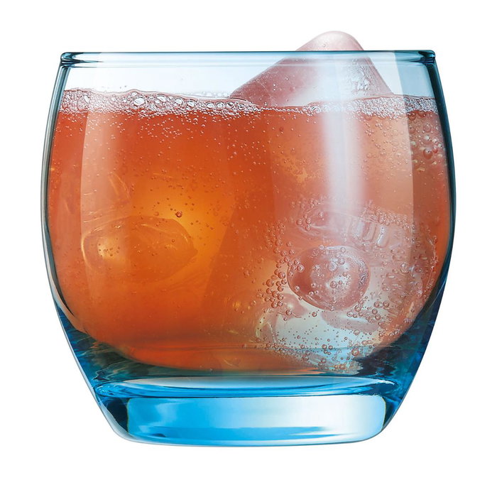 Arcoroc Salto Ice Blue Caja 6 Vasos Bajos de Vidrio 32 cL Arcoroc Salto Ice Blue Caja 6 Vasos Bajos de Vidrio 32 cL