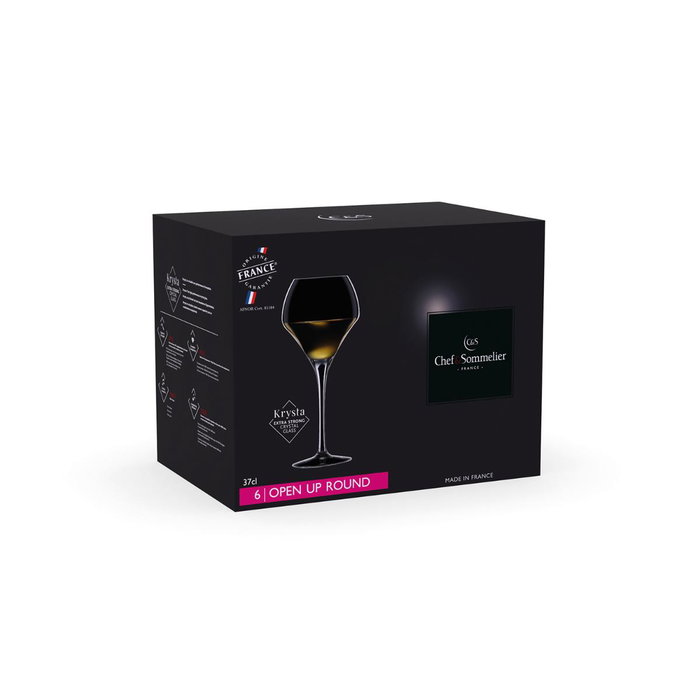 Caja 6 Copas Vino Krysta Open Up Chef & Sommelier 37 cL