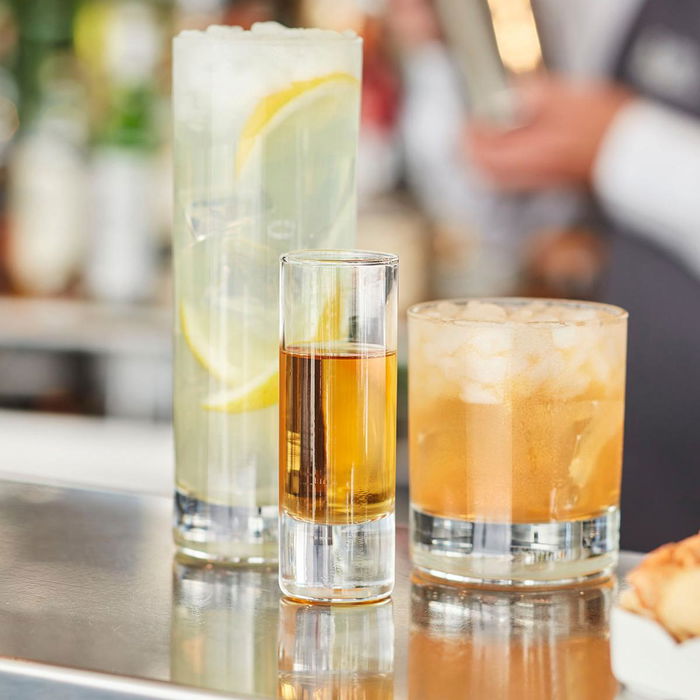 Caja 6 Vasos Bajos Vidrio Islande Arcoroc 38 cL