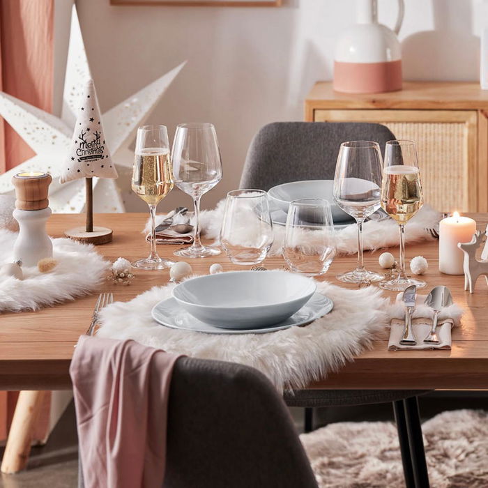 Vajilla Opal Diwali Granit Luminarc 18 Piezas - 6 Personas