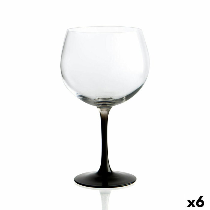 Luminarc Copa Combinado Pie Negro Fiesta 71,5 cL (6 Unidades) inevitable