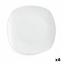 Quid Plato Llano Novo Vinci 26,6 cm (6 Unidades) Blanco