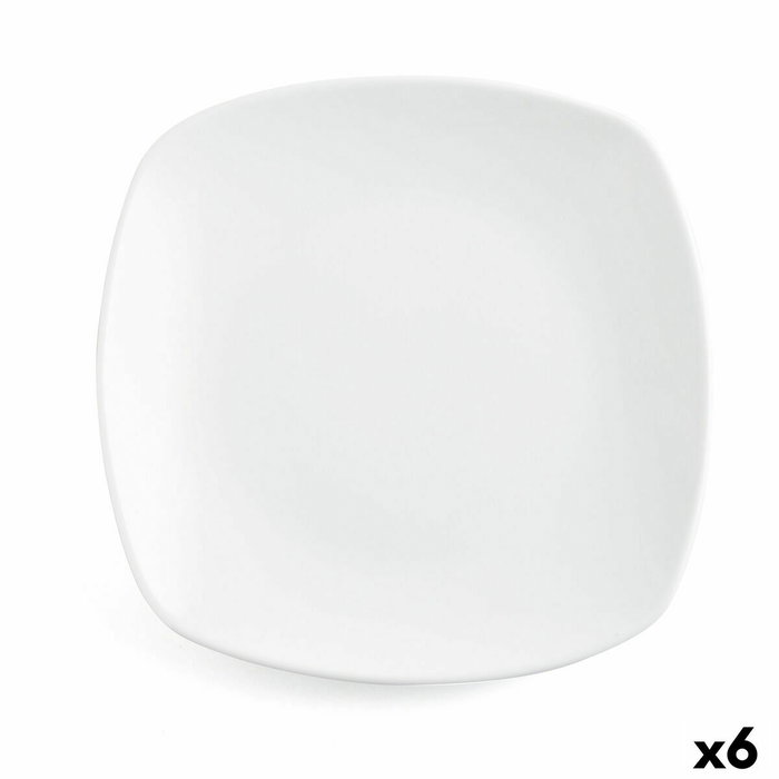 Quid Plato Postre Porcelana Novo Vinci 19 cm (6 Unidades) inevitable