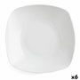 Quid Plato Hondo Novo Vinci 20,5 cm (6 Unidades) Blanco