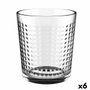 Vaso Quid Urban Square Transparente Vidrio (36 cl) (Pack 6x)