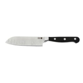 Cuchillo Santoku Acero Inoxidable Inox Chef Black Quid Professional 13 cm (10 Unidades)