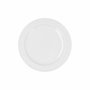 Bidasoa Plato de Postre Glacial Ala Estrch 20 cm (6 Unidades) de Porcelana Blanca