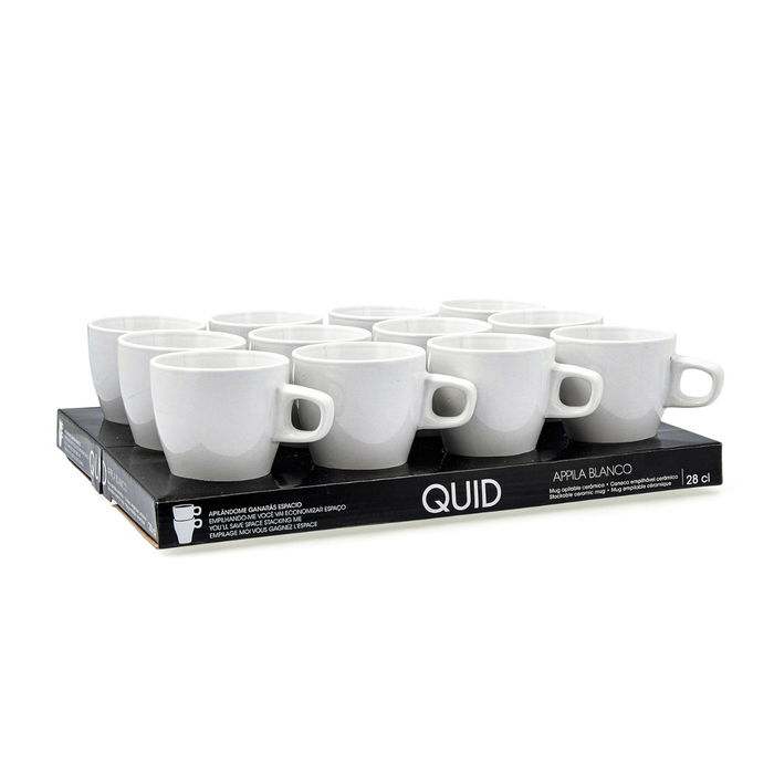 Mug Cerámico Appila Quid 28 cL (12 Unidades) Mug Cerámico Appila Quid 28 cL (12 Unidades)