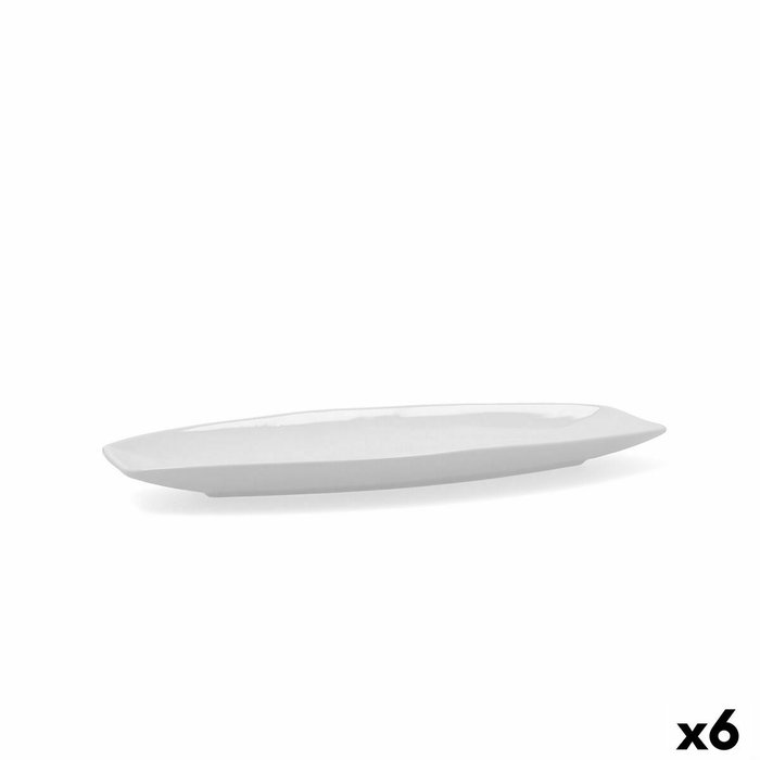 Quid Fuente Oval Porcelana Gastro Blanco (6 Unidades)