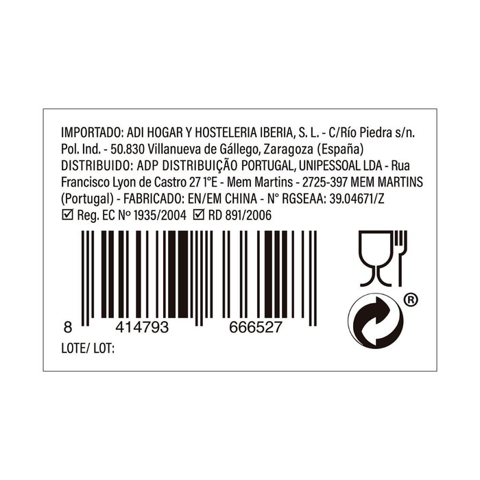 Fuente Rectangular Porcelana Gastro Quid 30.5x19.5x2.5 cm (4 Unidades) Fuente Rectangular Porcelana Gastro Quid 30.5x19.5x2.5 cm (4 Unidades)