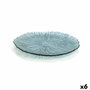 Quid Plato Presentación Vidrio Mar De Viento 32 cm (6 Unidades) Turquesa