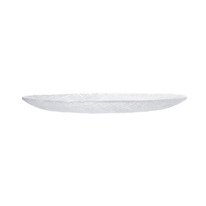 Plato Presentación Relieve Vidrio Ikonic Bidasoa 28 cm (6 Unidades)