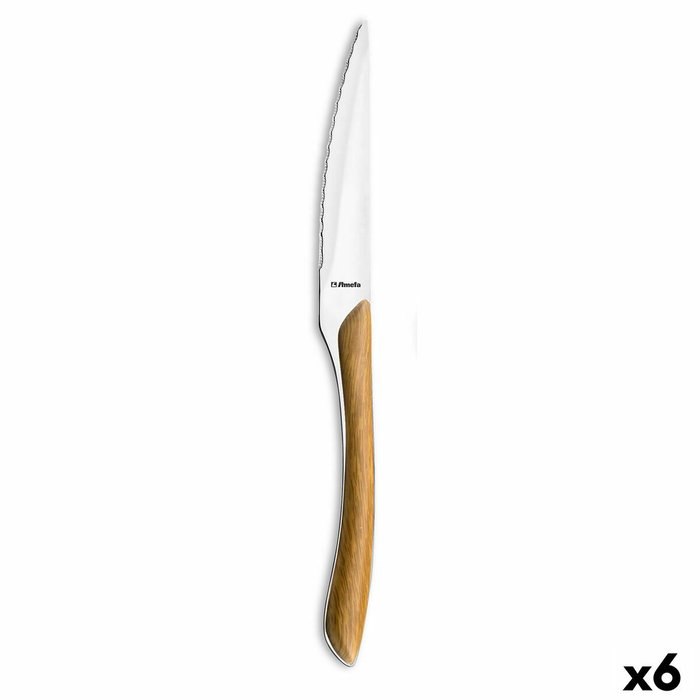 Amefa Cuchillo Mesa Eclat Acero Inox 23 cm (6 Unidades) inevitable