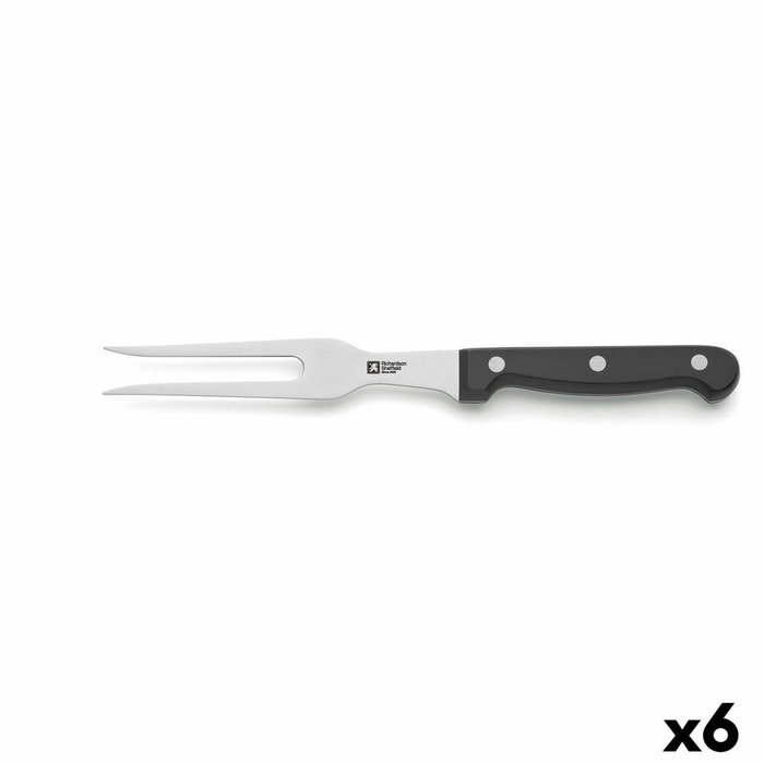 Richardson Sheffield Tenedor Trinchante Artisan Acero Inoxidable Negro (6 Unidades)​
