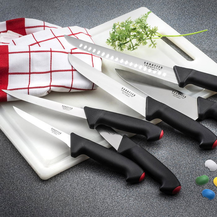 Cuchillo Carnicero con Agujero Pro Tech Sabatier 25 cm (6 Unidades)