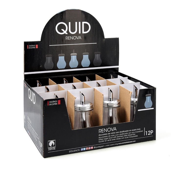 Azucarero Vidrio Renova Quid 21,Cl (12 Unidades)