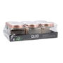 Tarro Vidrio Tape Metal Cobre B&W Quid 0,8 L (6 Unidades)