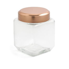 Tarro Vidrio Tape Metal Cobre B&W Quid 0,8 L (6 Unidades)