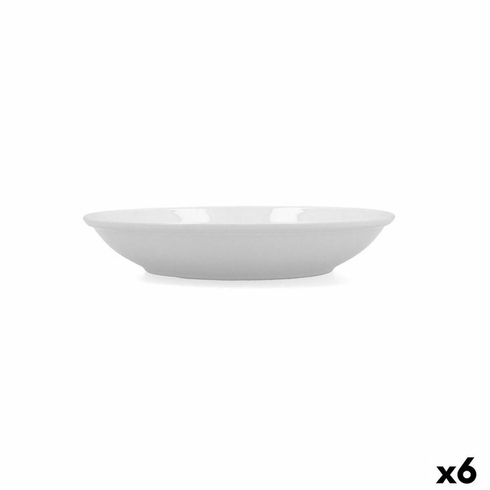 Bidasoa Plato Hondo Glacial Coupe 21 cm (6 Unidades) Blanco