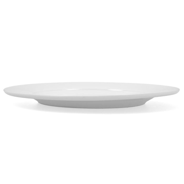 Plato Llano Porcelana Glacial Ala Ancha Bidasoa 30 cm (4 Unidades)