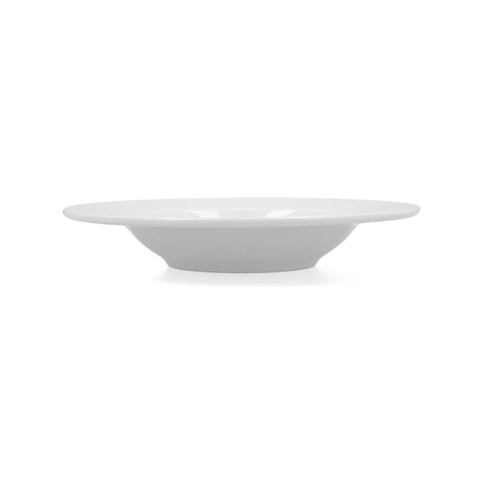 Plato Hondo Porcelana Glacial Ala Ancha Bidasoa 23,5 cm (6 Unidades)