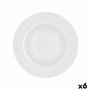 Bidasoa Plato Hondo Glacial Ala Ancha 23,5 cm (6 Unidades) Blanco