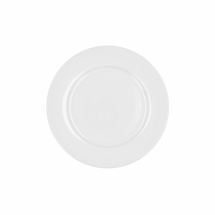 Bidasoa Plato de Postre Glacial Ala Ancha 19 cm (12 Unidades) Blanco