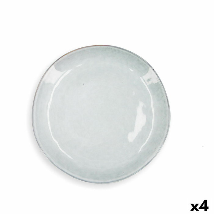 Quid Plato Llano Cerámico Boreal Azul 27 cm (4 Unidades) inevitable