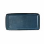 Bidasoa Fuente Rectangular Cerámica Ikonic 28x14 cm, Azul, 4 Unidades