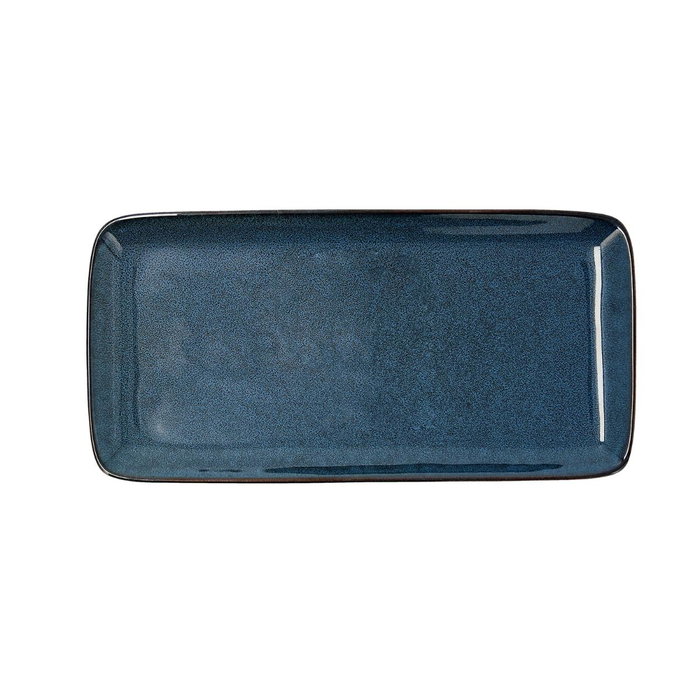 Fuente Rectangular Cerámica Ikonic Bidasoa 28x14 cm (4 Unidades) Fuente Rectangular Cerámica Ikonic Bidasoa 28x14 cm (4 Unidades)