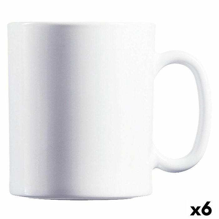 Luminarc Mug Opal Evolutions Blanco 32 cL (6 Unidades) inevitablemente