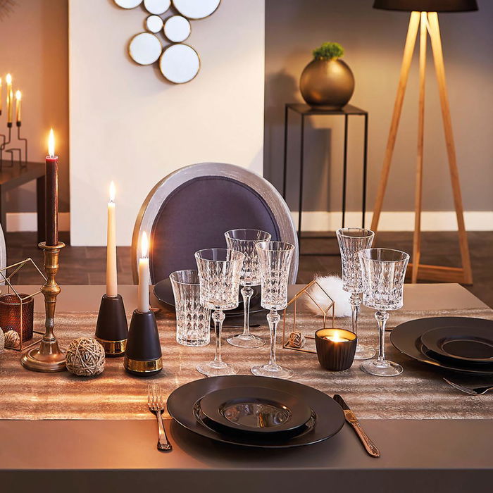 Vaso Bajo Cristalin Lady Diamond Cristal d'Arques 27 cL (6 Unidades) Vaso Bajo Cristalin Lady Diamond Cristal d'Arques 27 cL (6 Unidades)