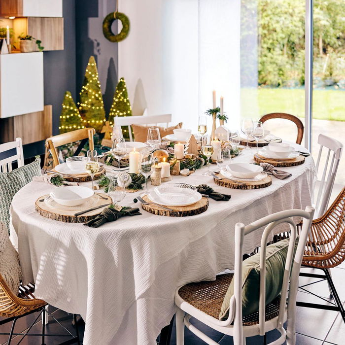 Vajilla Opal Pampille Blanco Luminarc 18 Piezas - 6 Personas