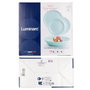 Luminarc Vajilla Pampille Turquesa de 18 piezas