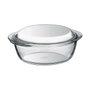 Pyrex Cacerola Essentials de Vidrio Borosilicato con Tapa, 2,1 L, 24x20 cm